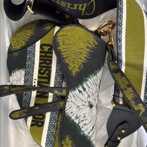 Dior Green and Black Chic Shoulder Bag
